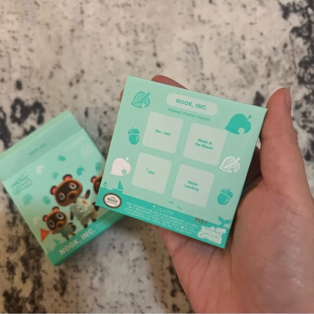 Colourpop x Animal Crossing NOOK INC Quad EyeShadow Palette July sale